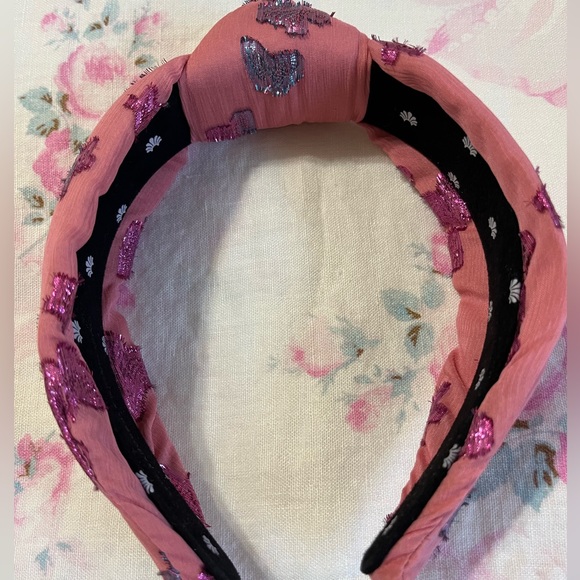 Lele Sadoughi x LoveShackFancy headband millennial pink . - Picture 2 of 4